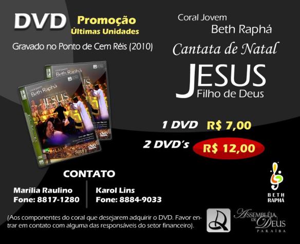 Promoção: DVDs da Cantata de Natal 2010